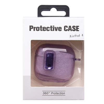 Чехол - SCP25 для кейса "AirPods (4-го поколения)" (transparent/violet) (238218)