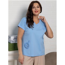 Блуза Время перемен (голубая) Б15478-20М