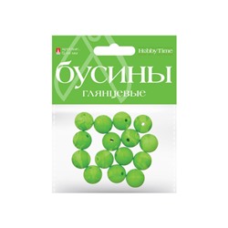 Бусины круглые ГЛЯНЦЕВЫЕ 16 мм 10 цв. 2-584/05 Альт