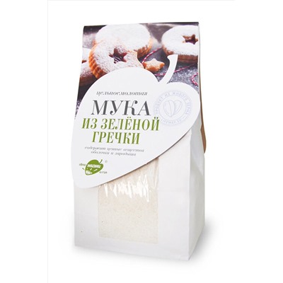 Мука зелёной гречки цельносмолотая 500г ЭКОПРОДУКТЫ, 1184398