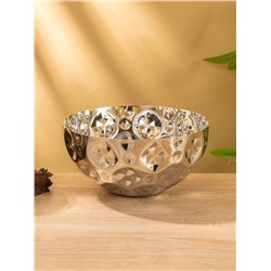 Миска гранёная, 20×20×10 см, нержавеющая сталь