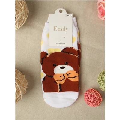 Носки р. 35-40 Медведь короткие / L813 /уп 10/1200/ ОДНА ПАРА/ МАРКА