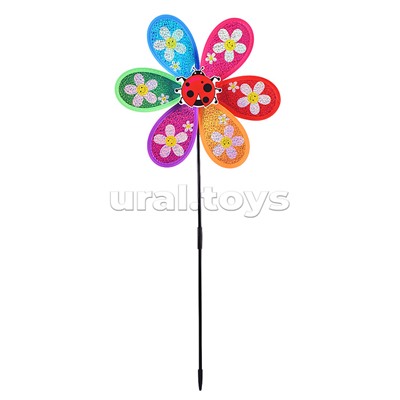 Ветерок "Цветочек с бабочкой" в пакете