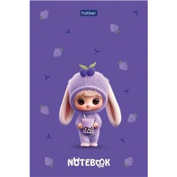 Блокнот А6  40л клетка на склейке "Ягоды.ФрутоНяшки" (093613) Хатбер