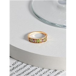 Подвеска из золочёного серебра с пл.кварцем цв.турмалиновый микс 925 пробы 3-199з2