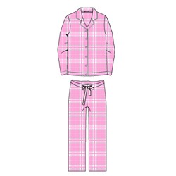 Пижама текстильная для девочек