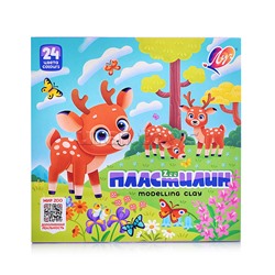 Пластилин 24 цв. "ZOO"