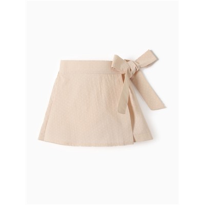 Юбка-шорты для девочки MINAKU, цвет бежевый, рост 110 см