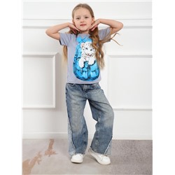 Фонзи - футболка серый