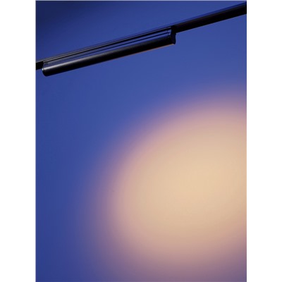 Трековый светильник FTL-006, серия Flat, поворотный, 18 Вт, 48 В, 3000К, 340 мм, чёрный, свечение тёплое белое