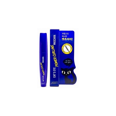 Jigott Тушь для ресниц Cats Eye Power Curling Mascara Подкручивающая 12г