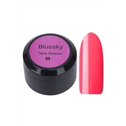 Bluesky Гель-краска для ногтей / Classic 03, ярко-розовый, 8 мл KRISTALLER, 1109232