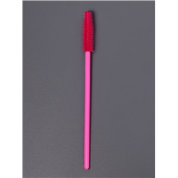 Щёточки для бровей и ресниц, силиконовые, набор - 50 шт., 10.5 см, розовая