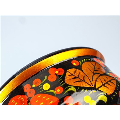 УЦЕНКА Сахарница «Ягодка», большая, 400 мл, 13×15 см, хохлома