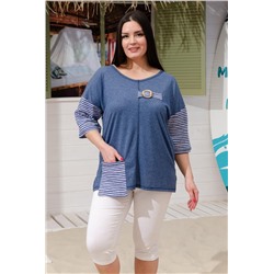 Туника женская 9218 (Индиго)