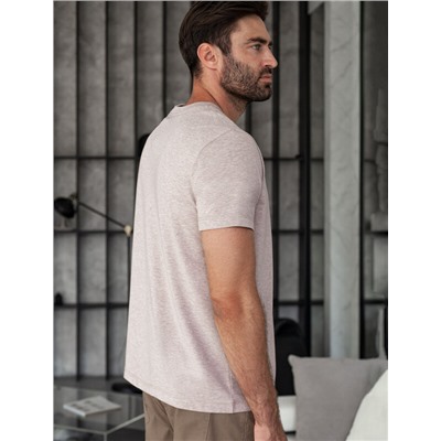 Футболка из премиального хлопка с эластаном