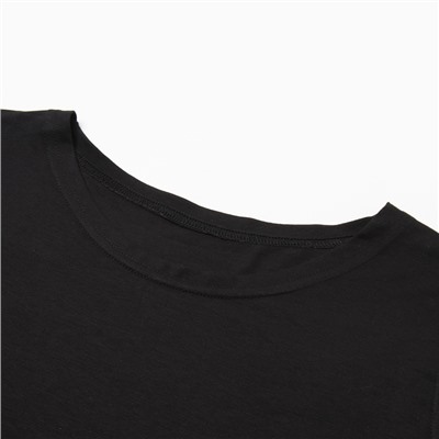 Майка женская MINAKU: Basic line, размер 44, чёрная