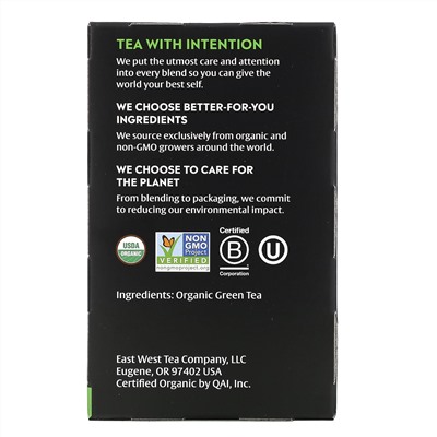 Choice Organic Teas, Green Tea, Japanese Green, 16 Tea Bags, .92 oz (26 g)