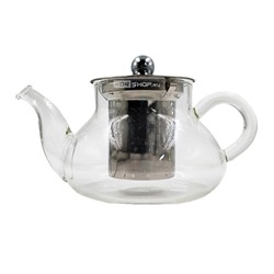 Чайник «Годжи» из жаропрочного стекла с заварочной колбой из металла, 550 мл Акция