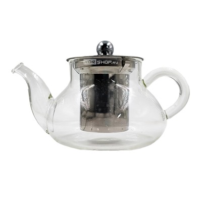 Чайник «Годжи» из жаропрочного стекла с заварочной колбой из металла, 550 мл Акция