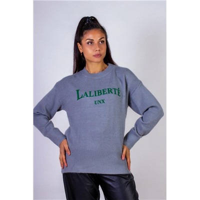 Теплая туника женская арт.1835 Л (Серый)