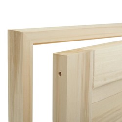 Дверь для бани и сауны «Эконом», 170×70 см, шпунтованная доска