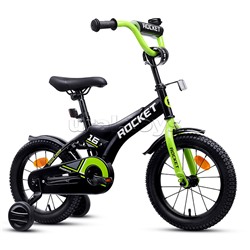 Велосипед 16" Rocket Phoenix, цвет черно/зеленый