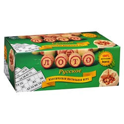 Русское лото в картонной коробке (зеленая кор.)
