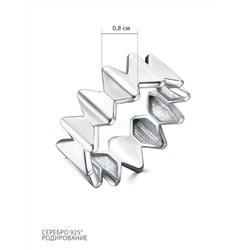Кольцо из серебра родированное 3001019091