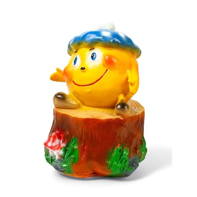 Садовая фигура из гипса «Колобок в кепке», 46×35×35 см