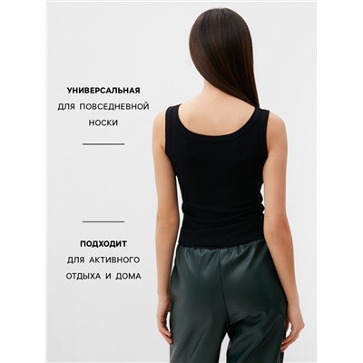 Майка женская MIST: Base, размер S, чёрная