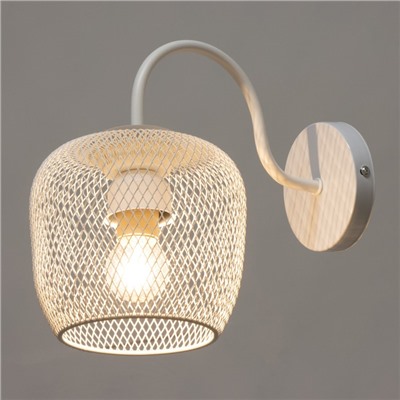 Бра «Бирра» 1xE27 40 Вт белый 15×26×23 см