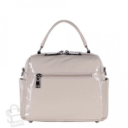 Сумка женская кожаная 9258-1Y apricot white Polina&Eiterou