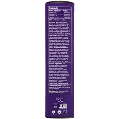 Andalou Naturals, Сыворотка для лица, SPF 30, антивозрастная, без запаха, 38 мл (2 жидк. унции)