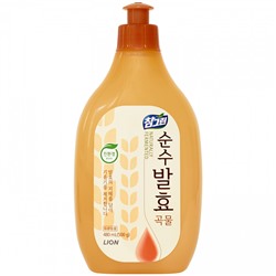 LION CHARM Green Средство для мытья посуды, овощей и фруктов (5 злаков) 480 г