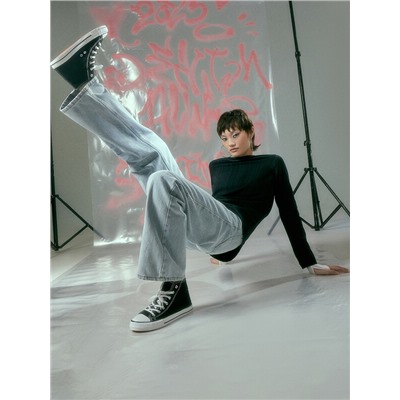 БРЮКИ ЖЕНСКИЕ ДЖИНСОВЫЕ 2025-1DTW501-1