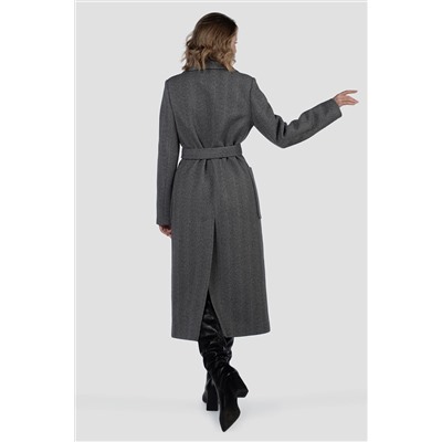 01-12213 Пальто женское демисезонное (пояс)