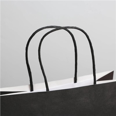 Пакет подарочный новогодний «Нормально надо отвечать», 22×22×11 см