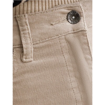 Брюки из эластичного микро-вельвета