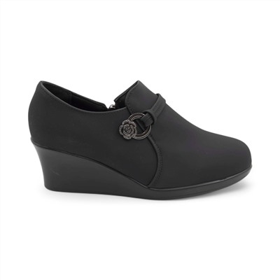 Женские туфли A5-16GY черные