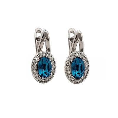 Серьги с кристаллами Swarovski