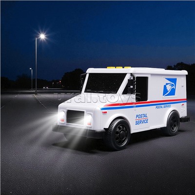 Машина "Почта" 1:32 (свет, звук) в коробке