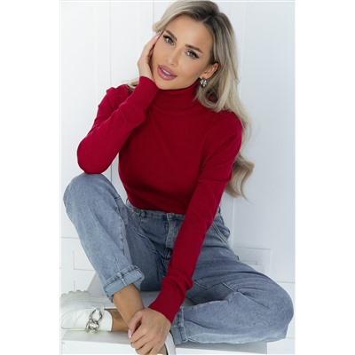 Водолазка Зимняя история (красная) Б14521-20М