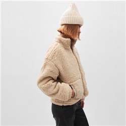 Куртка женская демисезонная MINAKU, молочная, размер 50