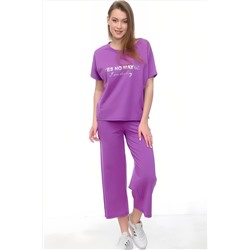 Костюм с брюками с кюлотами, футер двухнитка, Арт. 1050 НАТАЛИ, 981595