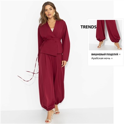 Брючный костюм для триумфа, Стиль говорит (2 в 1, рубин)