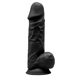 Черный фаллоимитатор Model 2 - 21,7 см.