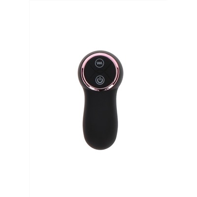 Синяя анальная вибропробка Buttocks The Wild Magn Pulse Vibrating Plug - 15 см.