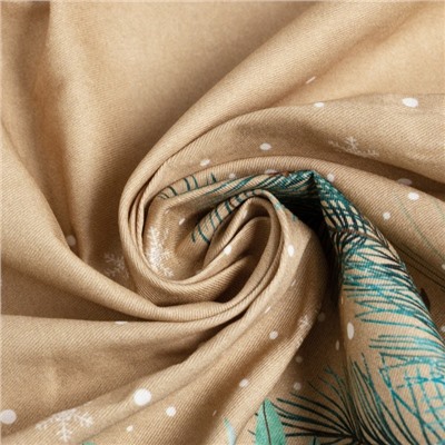 Скатерть новогодняя «Этель» Fir branches 144×180 см с ГМВО, 100% хлопок, 190 г/м²