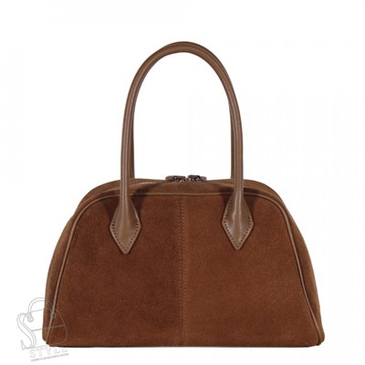 Сумка женская кожаная 88018AA brown Polina&Eiterou